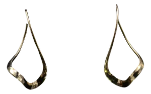 The Costa Mesa: Yellow Gold Twist Earrings, 2 Pieces