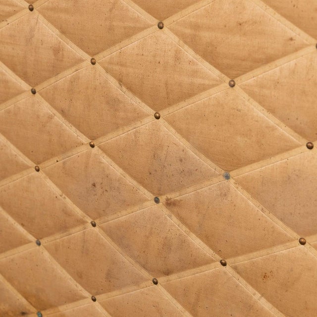 Antique 20th Century Malle Haute Trunk in Orange Vuittonite Canvas from Louis Vuitton, France, 1900s For Sale - Image 3 of 18