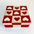 Vintage Boho Chic Arts & Crafts Valentines Checkered Heart Box For Sale - Image 6 of 8