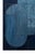 Contemporary Geometric, Abstract Oil and Cold Wax Painting Monochromatic Blue/Grey by Stephen Cimini For Sale In New York - Image 6 of 7