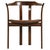 Brown Armchair in Rosewood and Brown Leather attributed to Hans Olsen, 1960s For Sale - Image 8 of 8