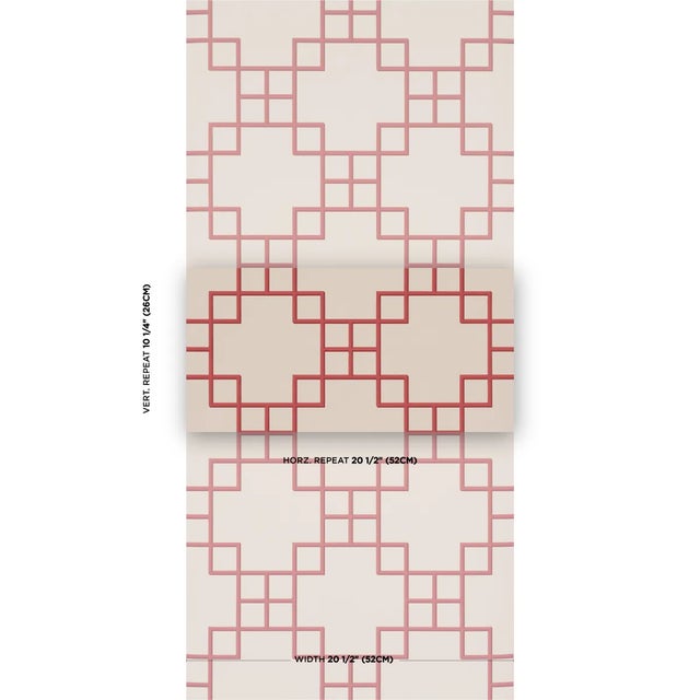 A stylish geometric lattice pattern with a drop shadow, Georgette Trellis is surface printed to create unique texture and...