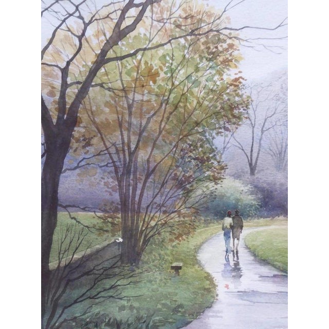S. Sukonkin, Landscape of Petersham Meadow, 2003, Watercolour For Sale - Image 11 of 14