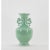 A pair 20th-century holly glaze double dragon ear vase,with a fake mark of the Yongzheng period of the Qing Dynasty on the...