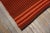 1920s Red Background Stripe Black and Ivory Desing Antique Navajo Rio Grande Rug For Sale - Image 11 of 17