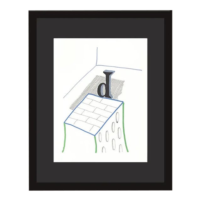 1990s 'D' From 'Hockney's Alphabet' by David Hockney For Sale