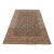 Kerman Rug 9’9” X 13′ Blue Wool Vintage Distressed Hand-Knotted Carpet For Sale
