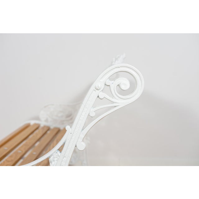 Victorian Aluminium Garden Bench, United Kingdom, 1950s For Sale - Image 10 of 14