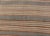 Vintage Hand Woven Turkish Kilim With Stripes in Brown, Cream and Light Blue For Sale - Image 9 of 10