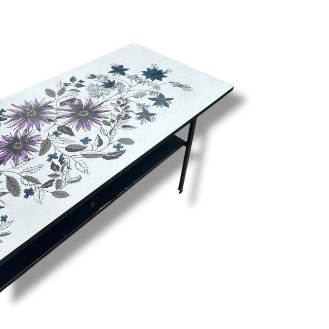 1960s Floral Coffee Table by John Piper for Habitat, 1960s For Sale - Image 5 of 7