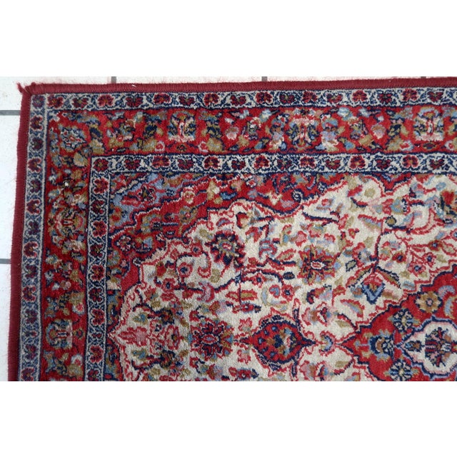 1970s, Vintage Indian Rug 2.1' X 3.9' For Sale - Image 9 of 13
