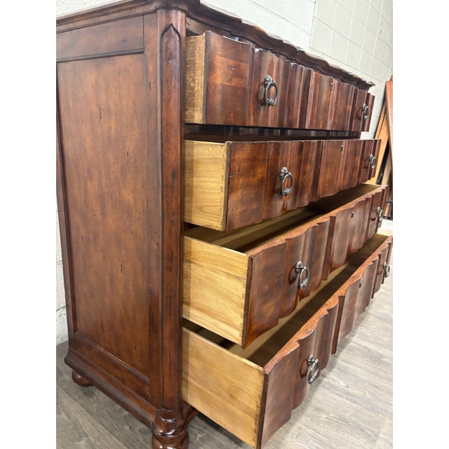 Highland House European Excursions Block Front Master Chest For Sale - Image 9 of 14