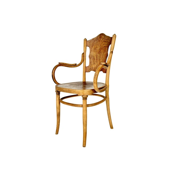 Elegant chair attributed to Joseph Kohn, representative of the Vienna Secession movement of the late 19th and early 20th...