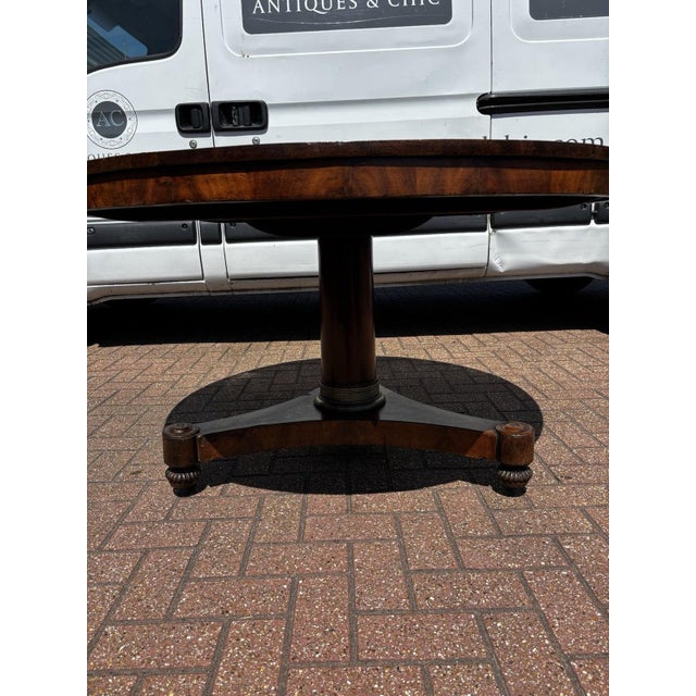 Regency Mahogany Mahogany Tilt Top Dining Table. For Sale - Image 13 of 16