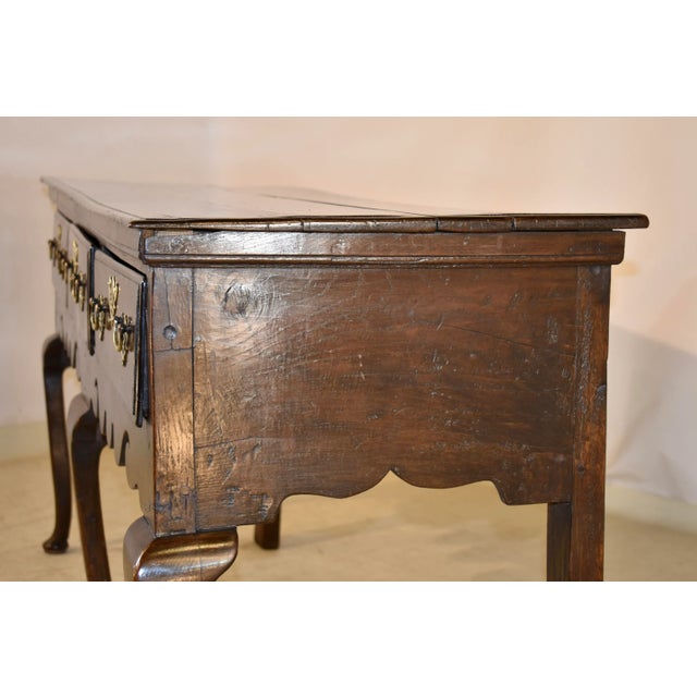 Early 18th Century English Oak Sideboard For Sale - Image 9 of 10