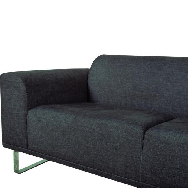 2-Seater Sofa in Petrol Fabric from Bolia For Sale - Image 5 of 12
