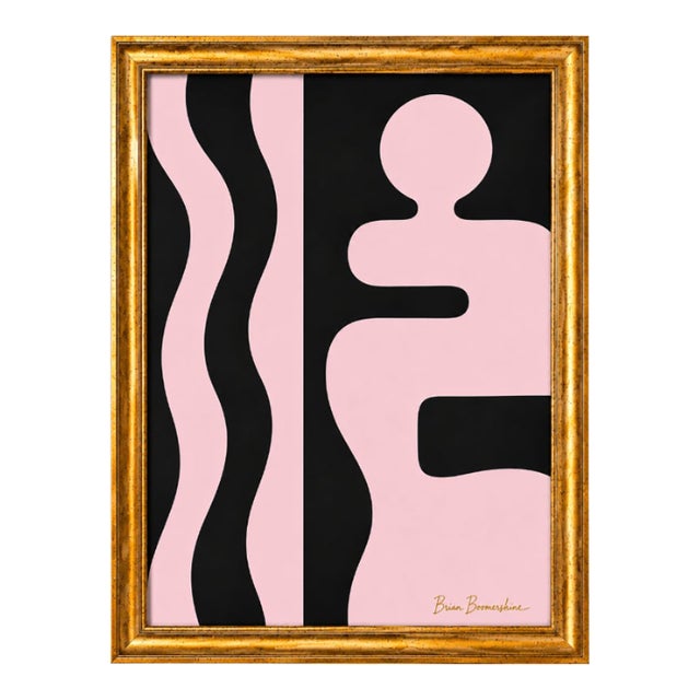 Pink Nocturne Painting by Bryan Boomershine Framed For Sale