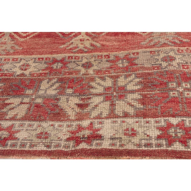Mid 20th Century Vintage Turkish Oushak Rug, 05'05 X 07'04 For Sale - Image 5 of 10