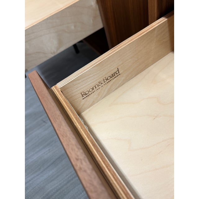 Brown Room & Board Adrian Nightstands, Pair For Sale - Image 8 of 12