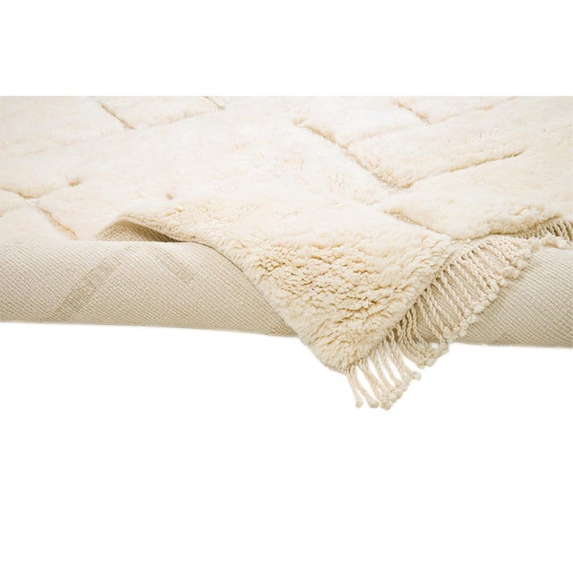 Contemporary Hand-Knotted Wool Rug by Azele Studio For Sale - Image 3 of 11