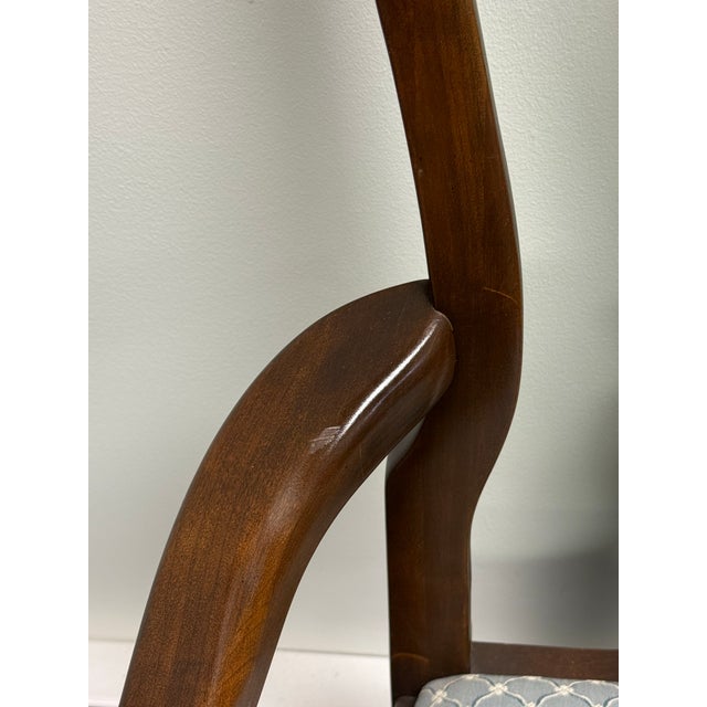 Vintage Pennsylvania House Solid Cherry Georgian Dining Chairs - Set of 6 For Sale - Image 12 of 12