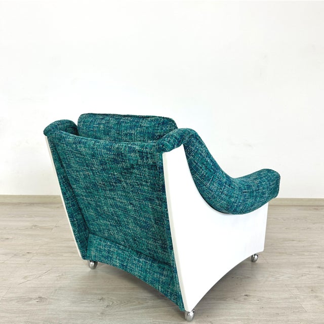 Italian Space Age Lounge Chair For Sale - Image 4 of 9