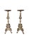 Antique Belle Epoque Bronze Altar Candle Holders-a Pair For Sale - Image 12 of 17
