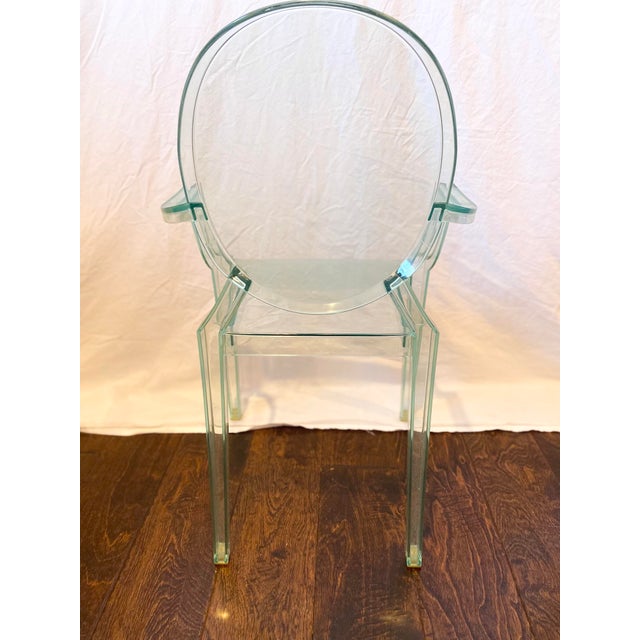 Kartell Lou Lou Ghost Kids Chair-Light Green For Sale - Image 4 of 6