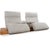 Modern Grey Fabric Wave Three Electric Two-Seater Sofa by Koinor For Sale - Image 3 of 17
