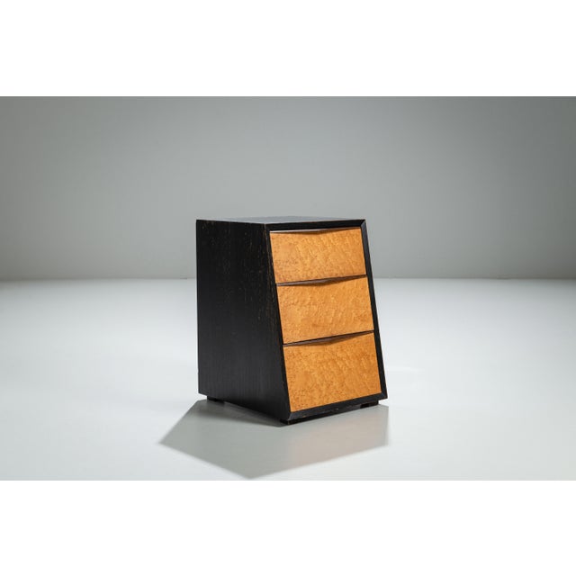 Mid-Century Modern Architectural Sloped Chest of Drawers, 1950s For Sale - Image 3 of 11