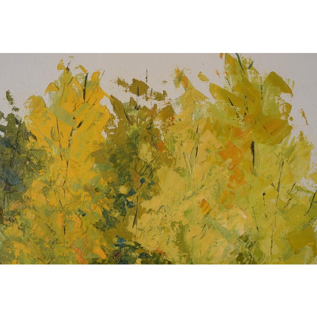 Vintage 1960s Helena Willi Impressionist Trees Forest Painting For Sale In San Francisco - Image 6 of 13