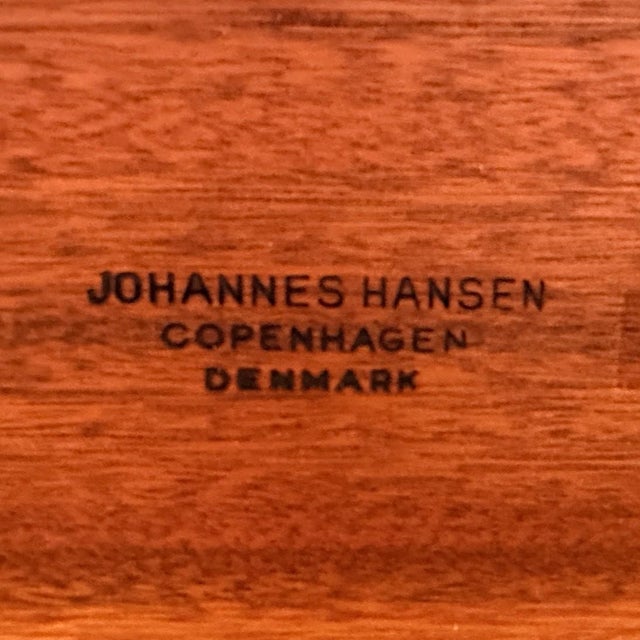 Hans Wegner for Johannes Hansen Model Jh-570 Teak & Oak Extendable Dining Table, Denmark, 1950s For Sale - Image 10 of 10