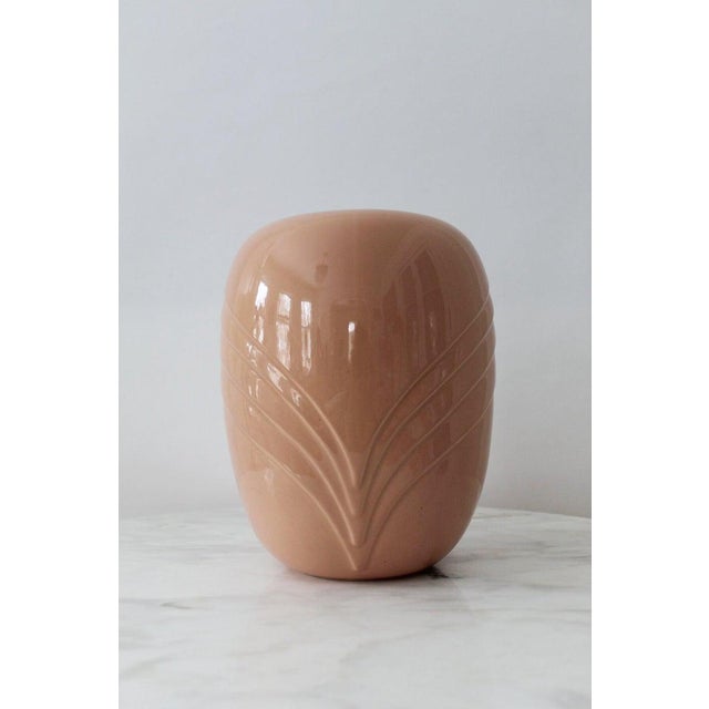 1980s Art Deco Nelson McCoy "Bijou" Vase 458 For Sale - Image 4 of 4