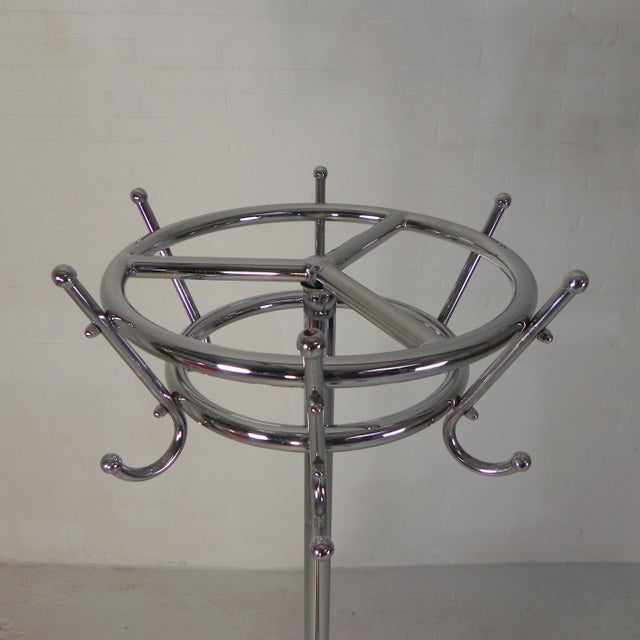 Freestanding Coat Rack with 6 Double Hooks from Tubax, 1950s For Sale - Image 9 of 18