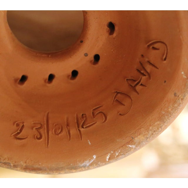 Pair of French Antiqued Anduze Terracotta Garden Vases From Terre Figuière For Sale - Image 12 of 12