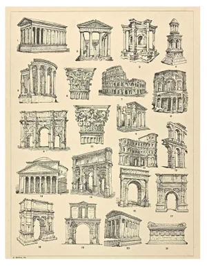 Andrea Mestica, Decorative Motifs: Roman Styles, Chromolithograph
