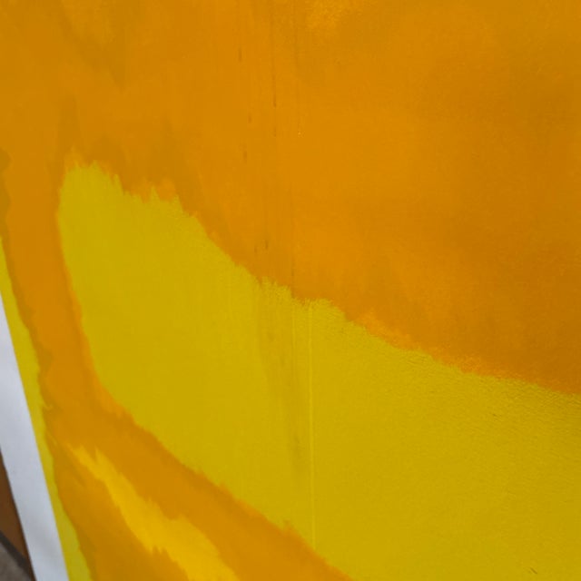 Contemporary Modernist Abstract Painting on Canvas, Signed by the Artist For Sale - Image 4 of 11