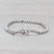 0.80ctw Diamond Tennis Bracelet 10k White Gold 6.75" 3mm For Sale In Greensboro - Image 6 of 8