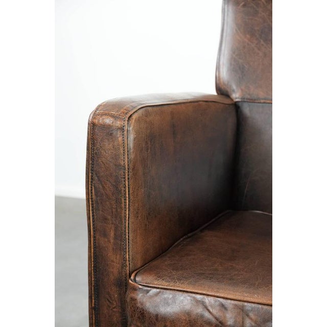 Vintage Sheepskin Armchairs, Set of 2 For Sale - Image 12 of 18