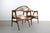 Mid-Century Modern 1960s Danish Modern Side Chairs in Southwestern Print Denmark - a Pair For Sale - Image 3 of 5