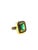 Bochic “Capri” Vintage Natural Diamond & Emerald Vintage Retro Ring Set In 18K For Sale - Image 9 of 10
