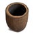 Large vintage hand carved coconut palm pot. Natural color and texture which will vary with each pot. Wonderful for many...