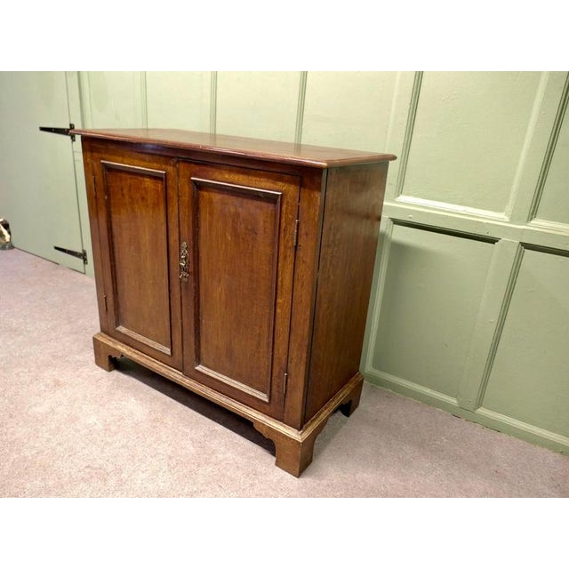 Oak Shelved Lockable Cupboard with Interior Drawer, 1890s For Sale - Image 4 of 8