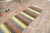 1970s Striped Colorful Turkish Vintage Runner Rug Kilim For Sale - Image 5 of 9