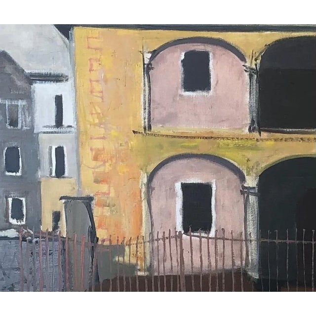 1960s Adrien Holy, Maisons Tessinoise, 1963, Oil on Canvas, Framed For Sale - Image 5 of 9