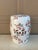 Late 20th Century Chinoiserie Cherry Blossom Orange and Black Porcelain Garden Stool or Side Table For Sale In South Bend - Image 6 of 8