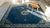 Beautiful Navy Background Color With Exquisite Floral-Medallion Design Antique Chinese Peking Rug For Sale - Image 15 of 15