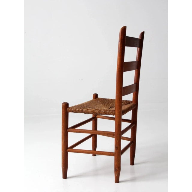 Antique Rush Seat Chair For Sale - Image 6 of 12
