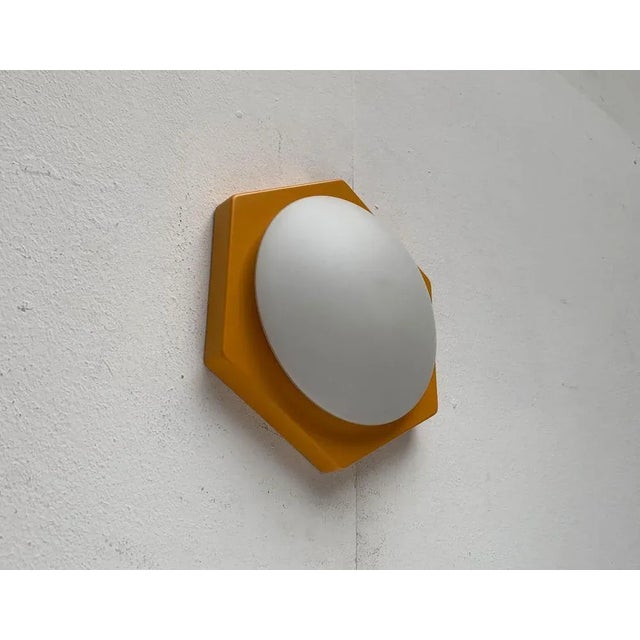 White Vintage Space Age Wall Lamp by Rolf Krüger for Paul Neuhaus, 1970s For Sale - Image 8 of 18