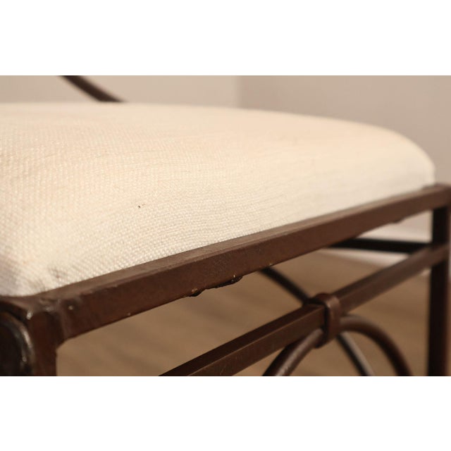 French Art Deco Style Set of Four Counter Stools For Sale - Image 14 of 18